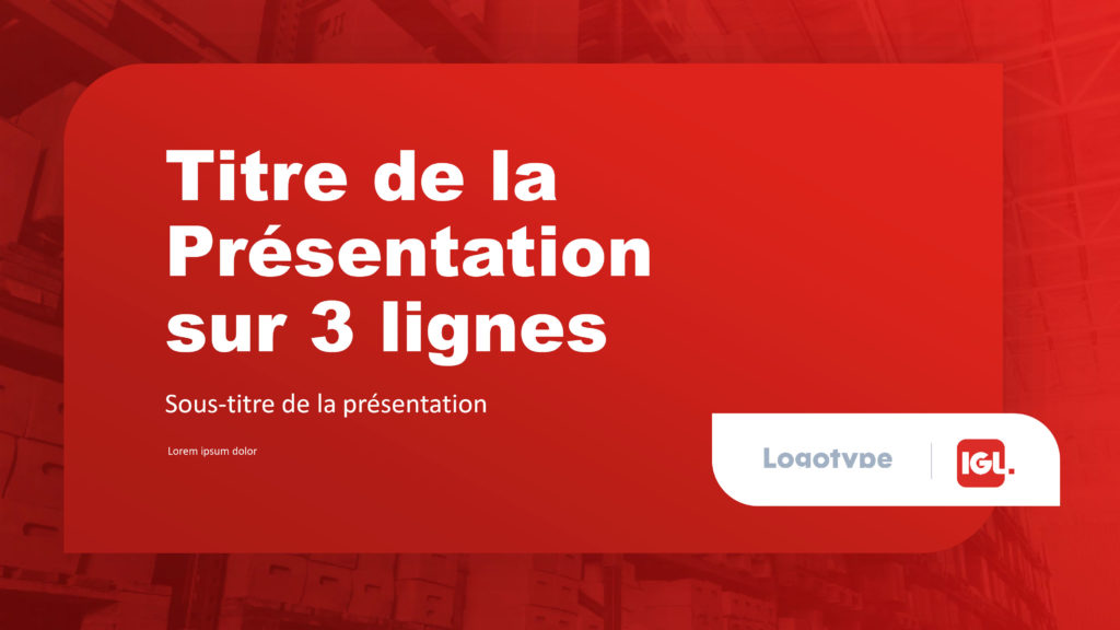 Masque IGL Présentations innovantes et efficaces grâce à notre agence PowerPoint